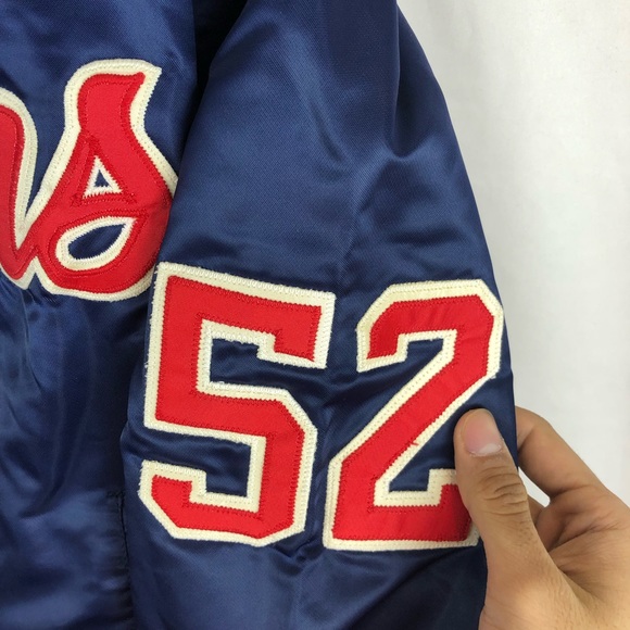 Vintage Cleveland Indians Bomber Jacket 90s Mlb - Picture 4 of 6
